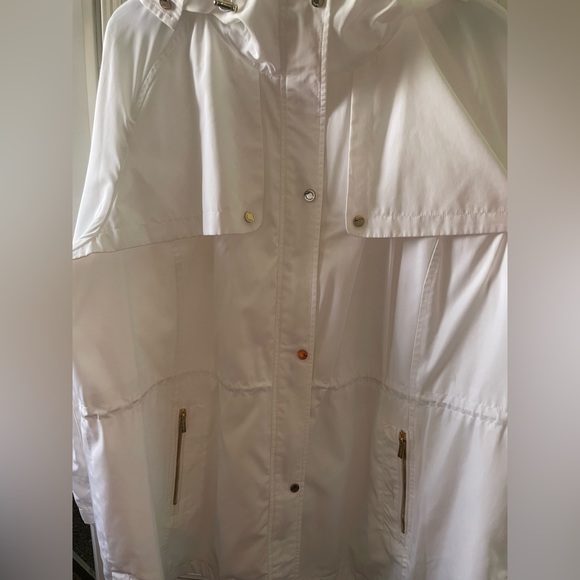 Calvin Klein Windbreaker Raincoat Trench Coat Style - Picture 10 of 17